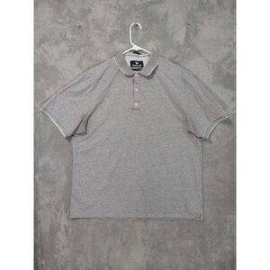 Butter Cloth Shirt Mens 2XL Gray Polo Icy Cotton Short Sleeve Golf